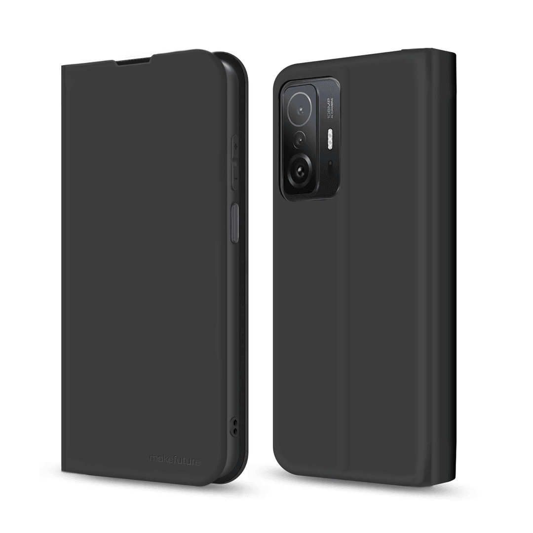Книжка MAKE для Xiaomi 11T/11T Pro (Soft-Touch PU) Black-0