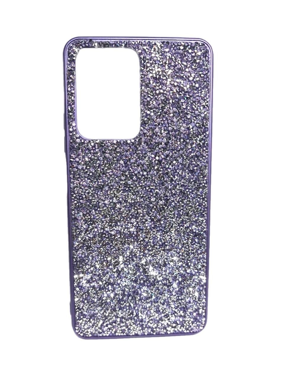 Накладка Grainy Diamonds для Samsung A51 фіолетова-0