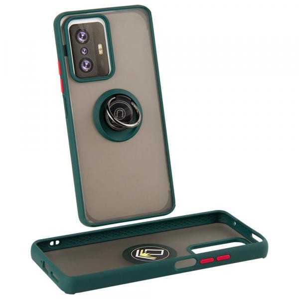 Накладка Totu Gingle Ring для Xiaomi Mi 11T/Mi 11T Pro оливкова-0