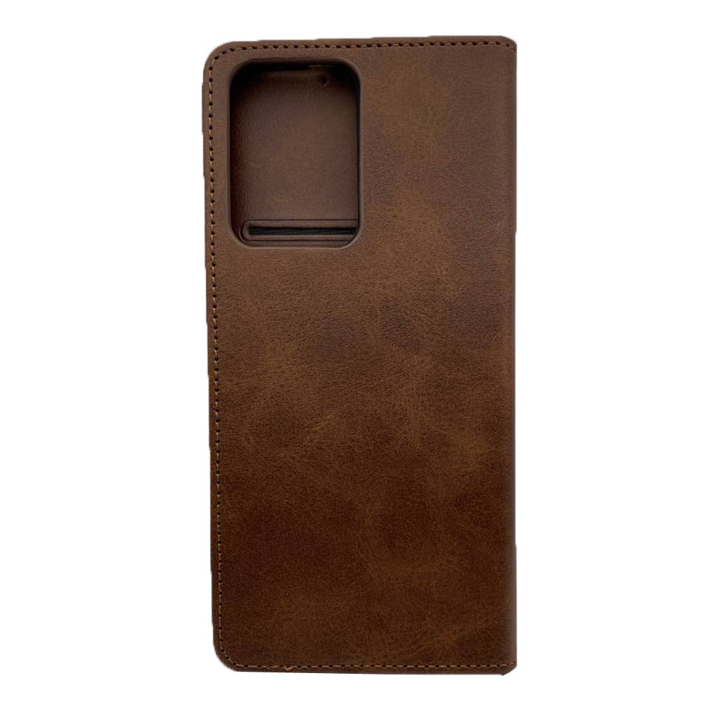 Книжка Black TPU Magnet для Xiaomi 11T / 11T Pro коричнева-1