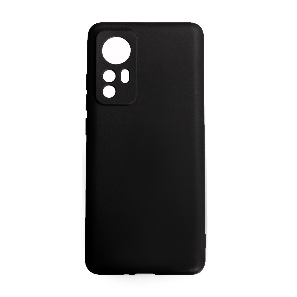 Накладка Silicone SMTT для Xiaomi 12/12X (Black)-0