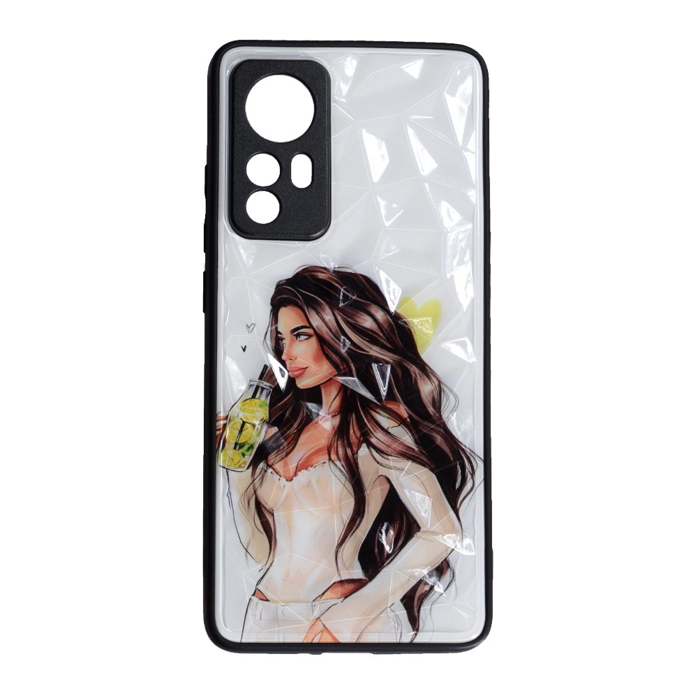 Накладка Ladies Camera для Xiaomi 12/12x Дівчина з лимонадом-0