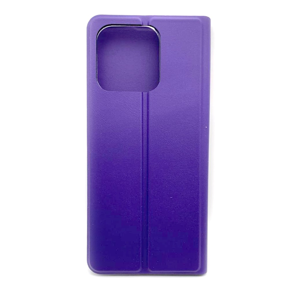 Книжка GETMAN Elegant (PU) для Xiaomi Redmi 12C/Poco C55 (Фіолетова)-1