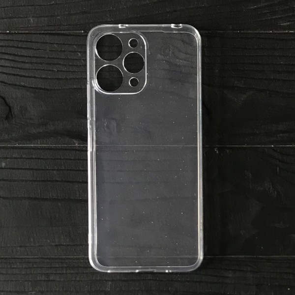 Накладка Molan Cano Glossy Jelly для Xiaomi Redmi 12  прозора з блискітками-0