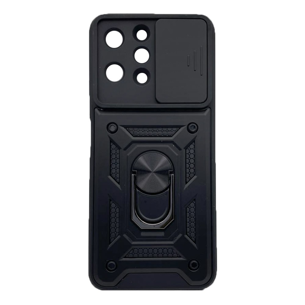 Накладка Camshield Serge Ring для Xiaomi Redmi 12 Чорний-0