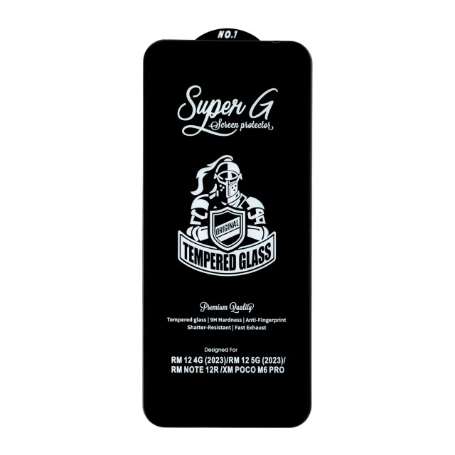 Захисне скло Super G для Xiaomi Redmi 12 / Redmi 13 / Redmi13X / Note 12R / Poco M6 Pro 5G / Poco M6 4G-0