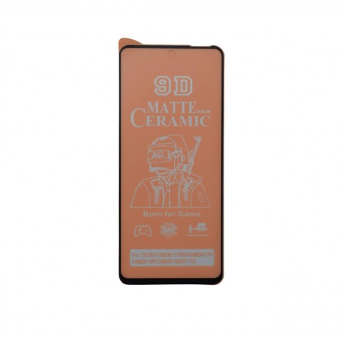Гнучке скло Ceramic Matt для Xiaomi Poco F2 Pro/Redmi K30 Pro матове з чорною рамкою-0