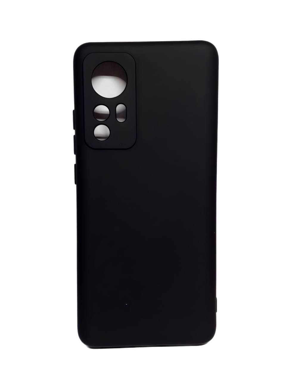 Silicone Cover Full Camera without Logo (A) для Xiaomi 12/12X (Black)-0