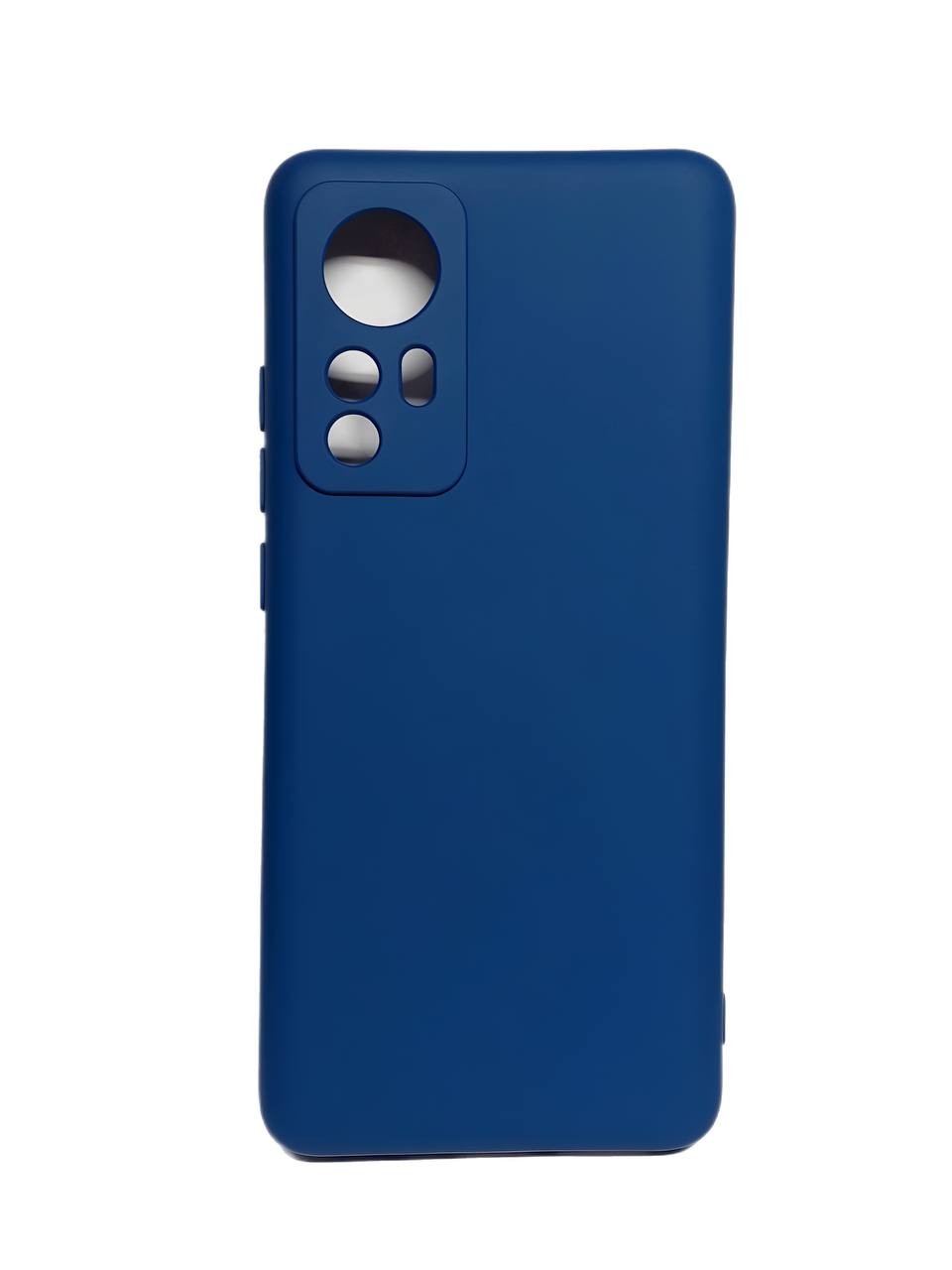 Silicone Cover Full Camera without Logo (A) для Xiaomi 12/12X (Dark blue)-0