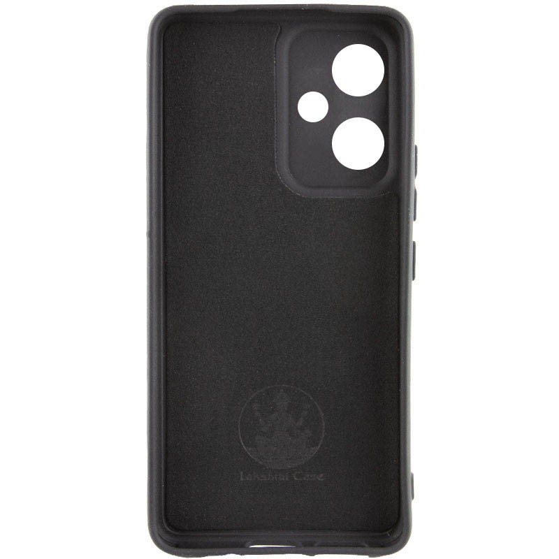 Silicone Case Full Protective No Logo для Xiaomi Redmi 12 (Black)-1