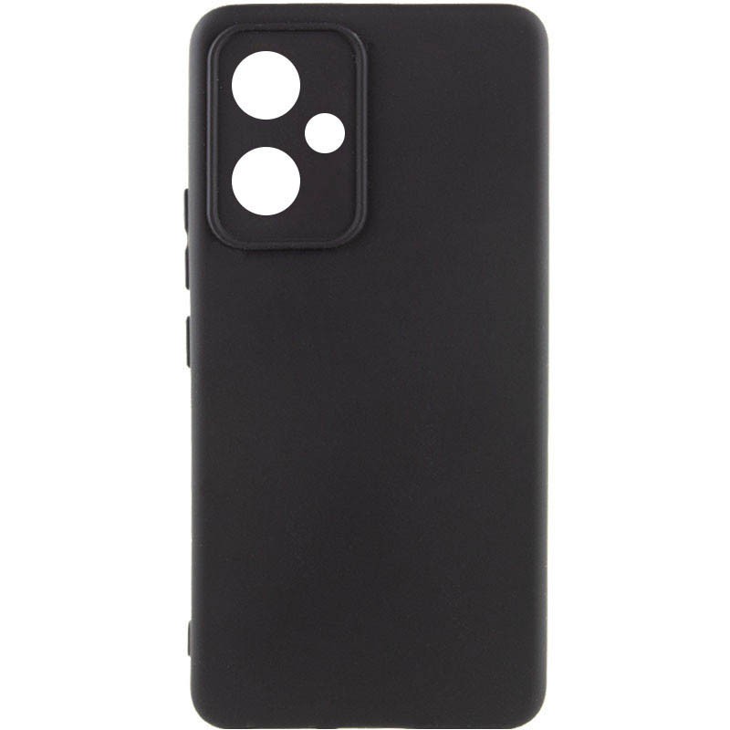 Silicone Case Full Protective No Logo для Xiaomi Redmi 12 (Black)-0