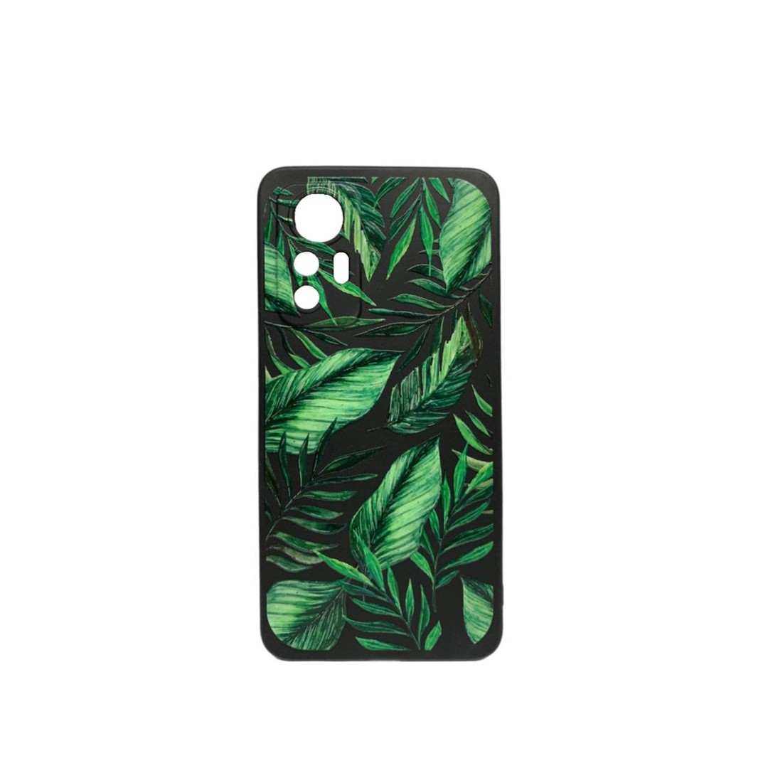 Накладка  Floral Matt для Xiaomi 12 Lite (greenery)-0