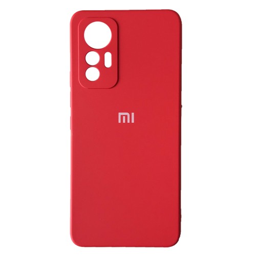 Silicone Case Full для Xiaomi 12 Lite Red-0