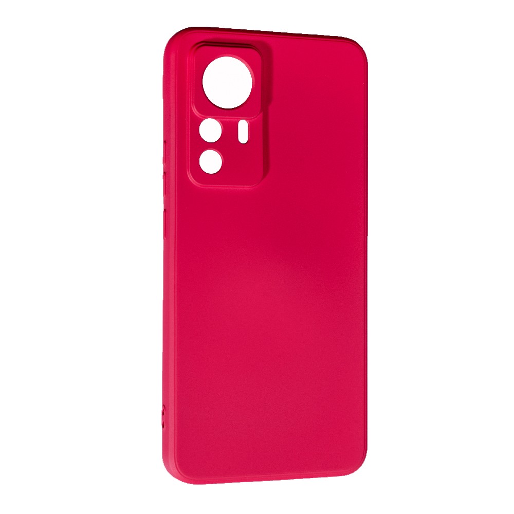 Накладка Silicone case SMTT для Xiaomi 12T/12T PRO (Cherry)-0