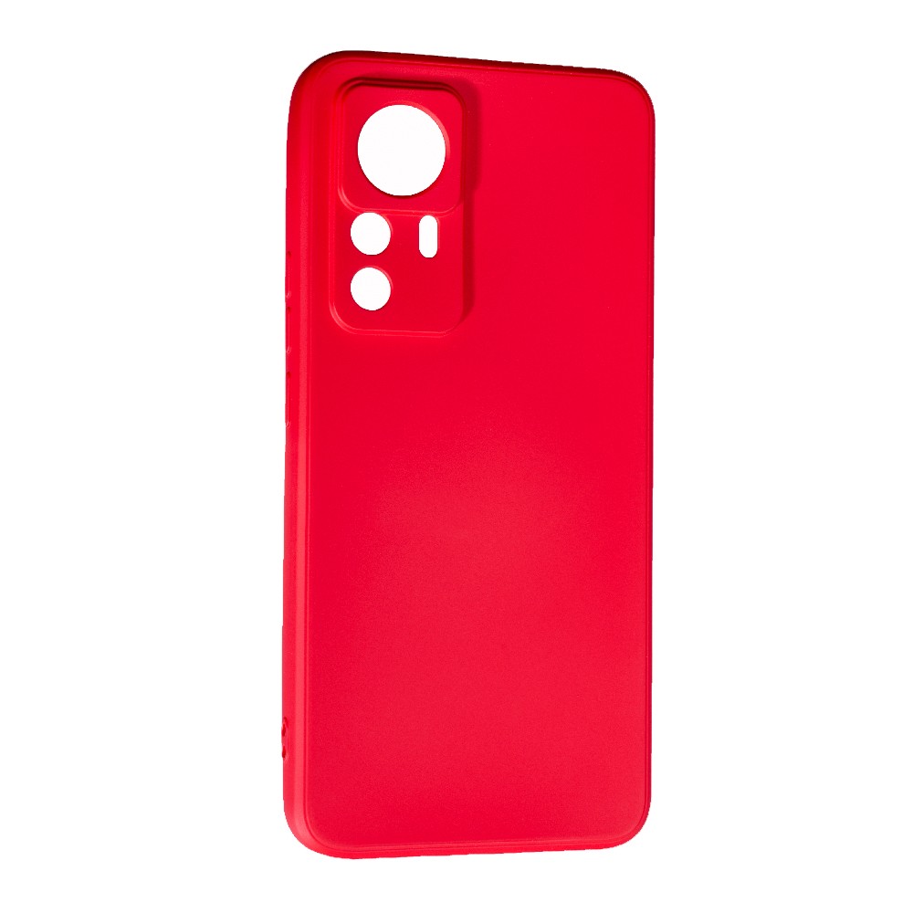 Накладка Silicone case SMTT для Xiaomi 12T/12T PRO (Red)-0
