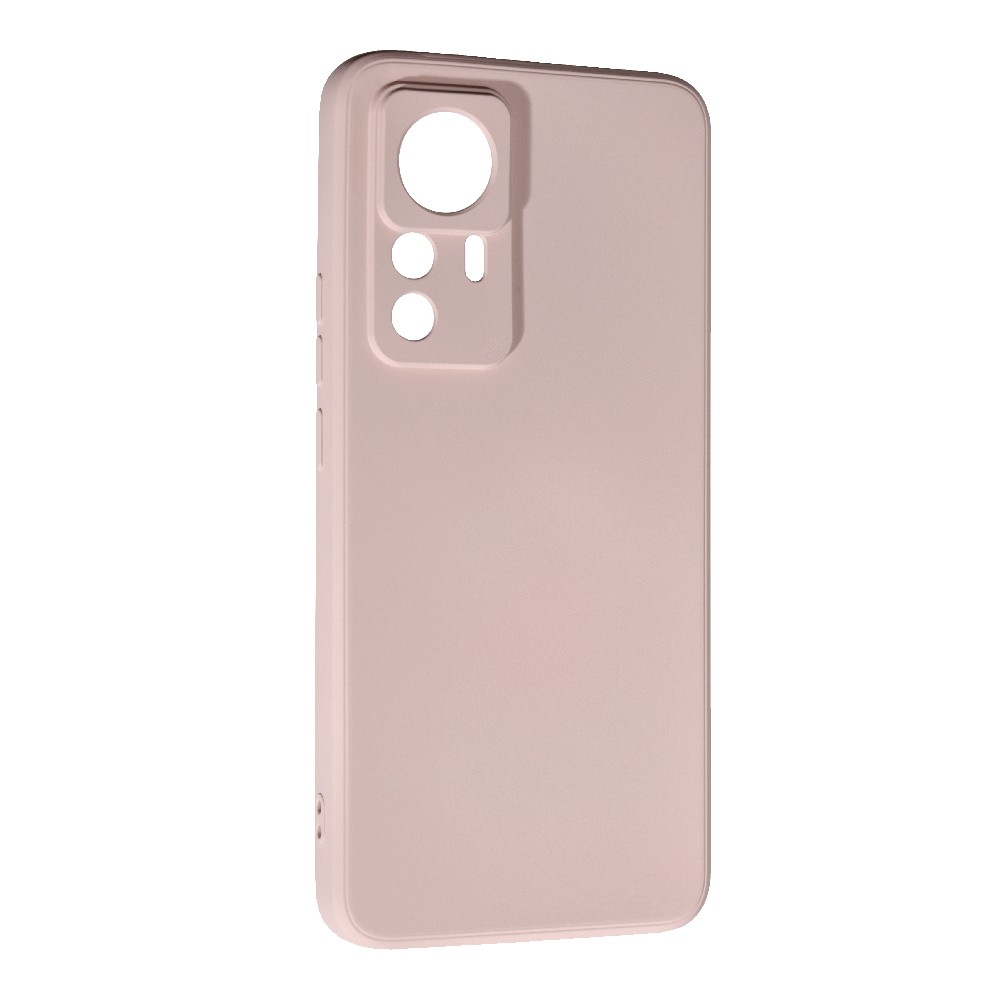 Накладка Silicone case SMTT для Xiaomi 12T/12T PRO (Pink sand)-0