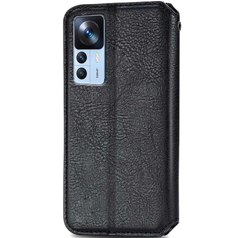 Книжка GETMAN Cubic для Xiaomi Mi 12T/12T Pro чорна-1