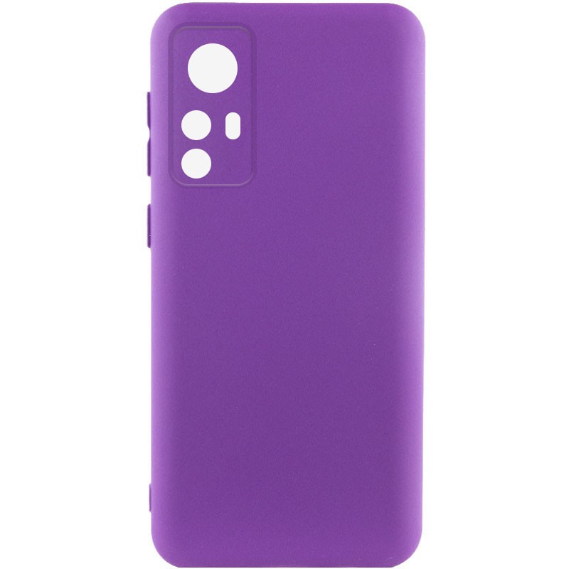 Silicone Cover Full Camera without Logo (A) для Xiaomi 12T / 12T Pro (Purple)-0