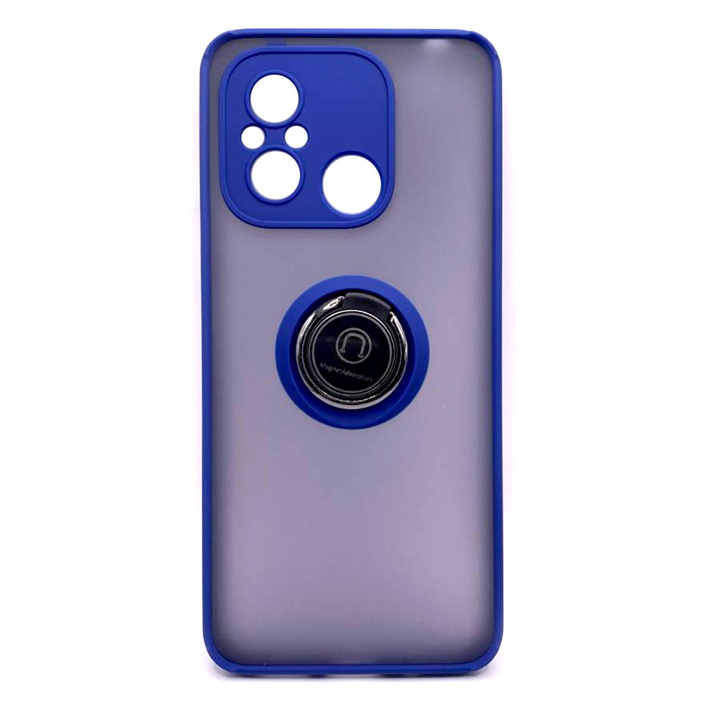 Накладка Totu Gingle Ring для Xiaomi Redmi 12С/Poco С55 темно-синя-0