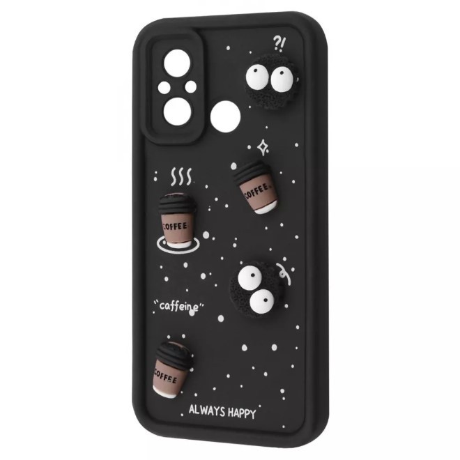 Чохол Pretty Toys для Xiaomi Redmi 12C / Poco C55 (Black/Always Happy)-0
