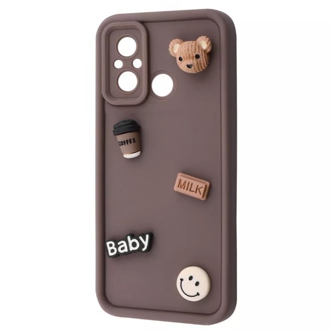 Чохол Pretty Toys для Xiaomi Redmi 12C / Poco C55 (Brown/baby)-0