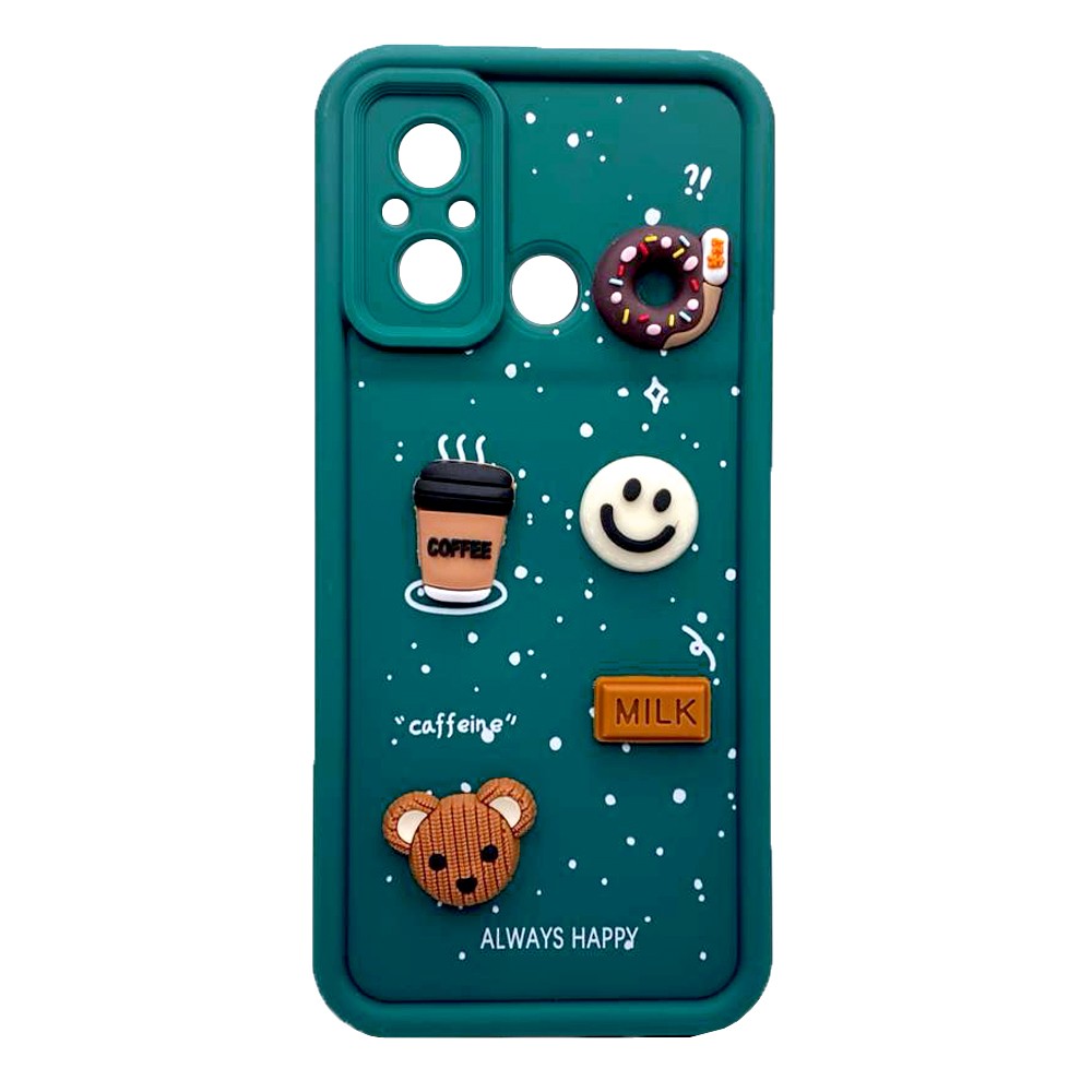 Чохол Pretty Toys для Xiaomi Redmi 12C / Poco C55 (Pine Green/Always Happy)-0