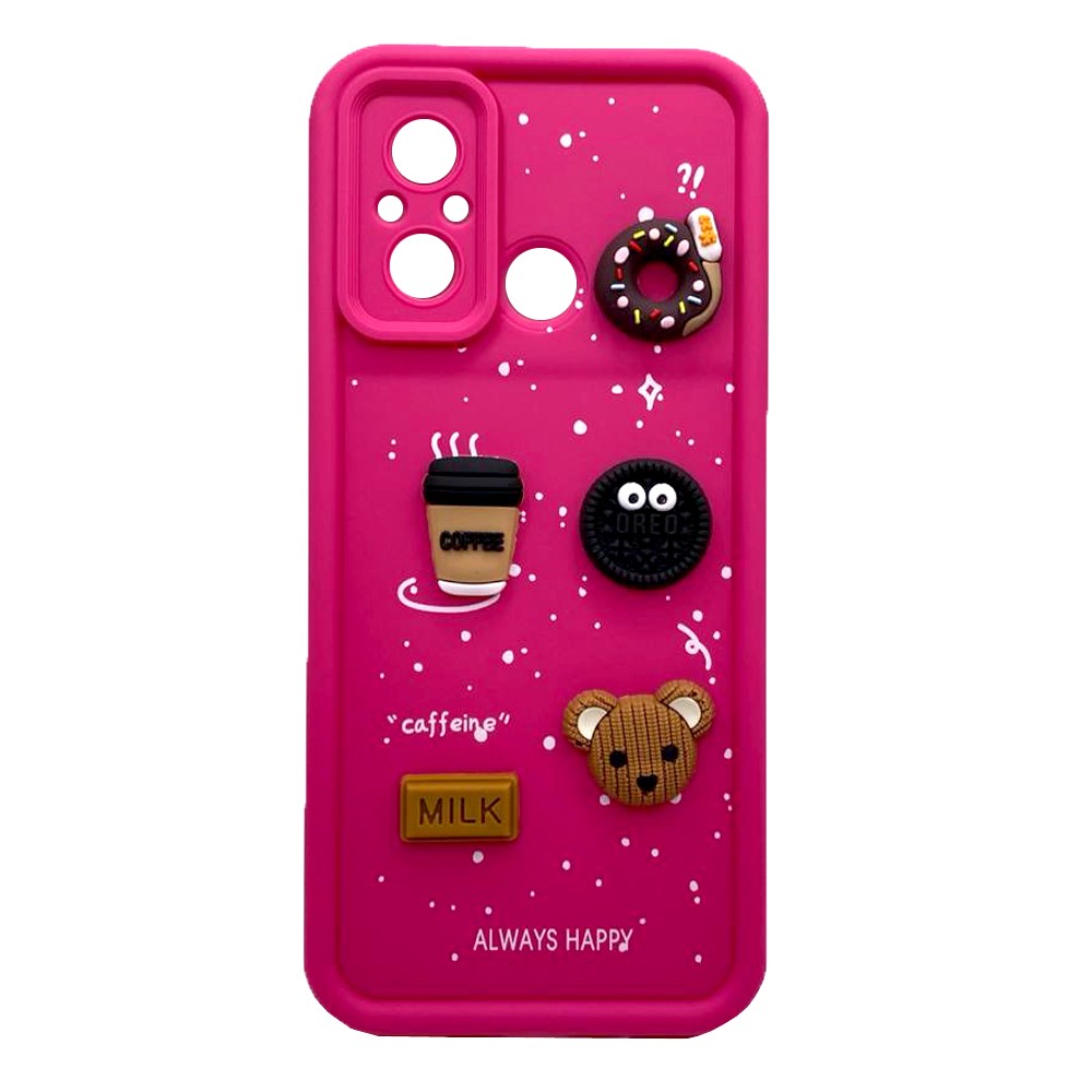 Чохол Pretty Toys для Xiaomi Redmi 12C / Poco C55 (Pink/Always Happy)-0