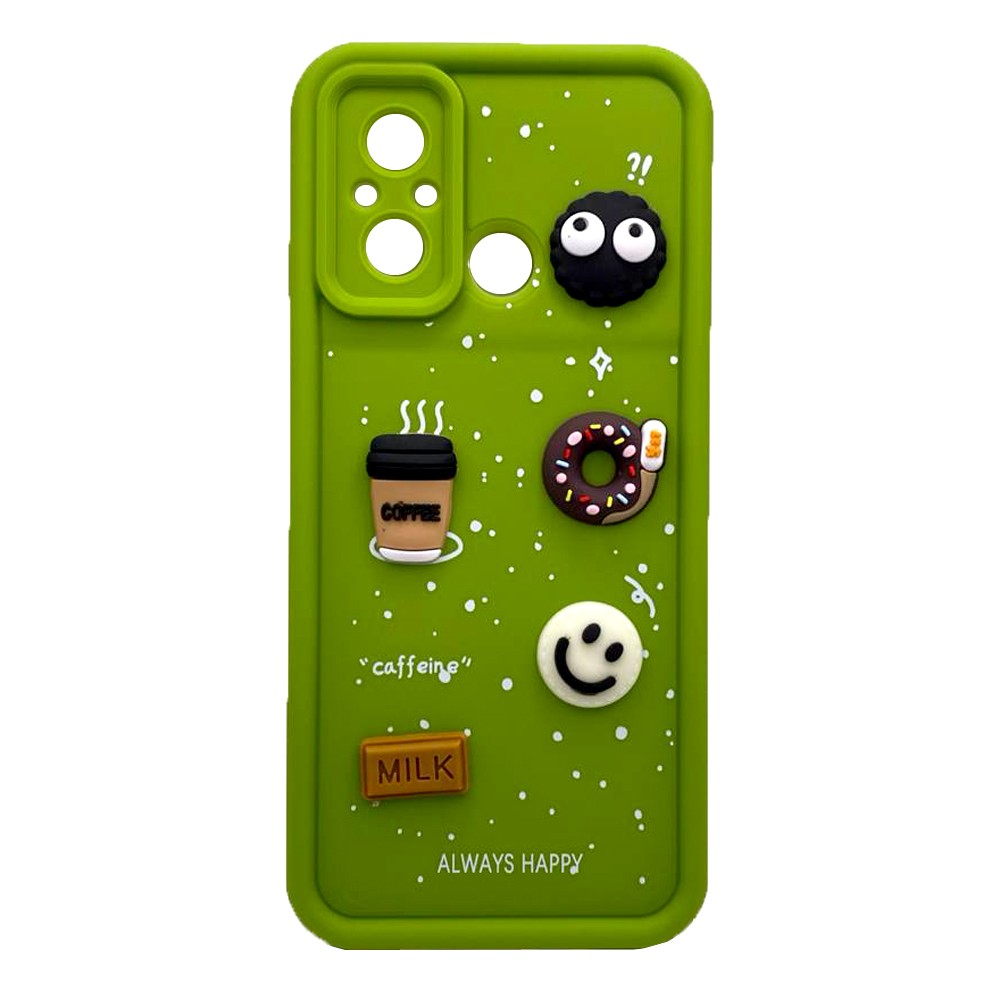 Чохол Pretty Toys для Xiaomi Redmi 12C / Poco C55 (Light Green/Always Happy)-0