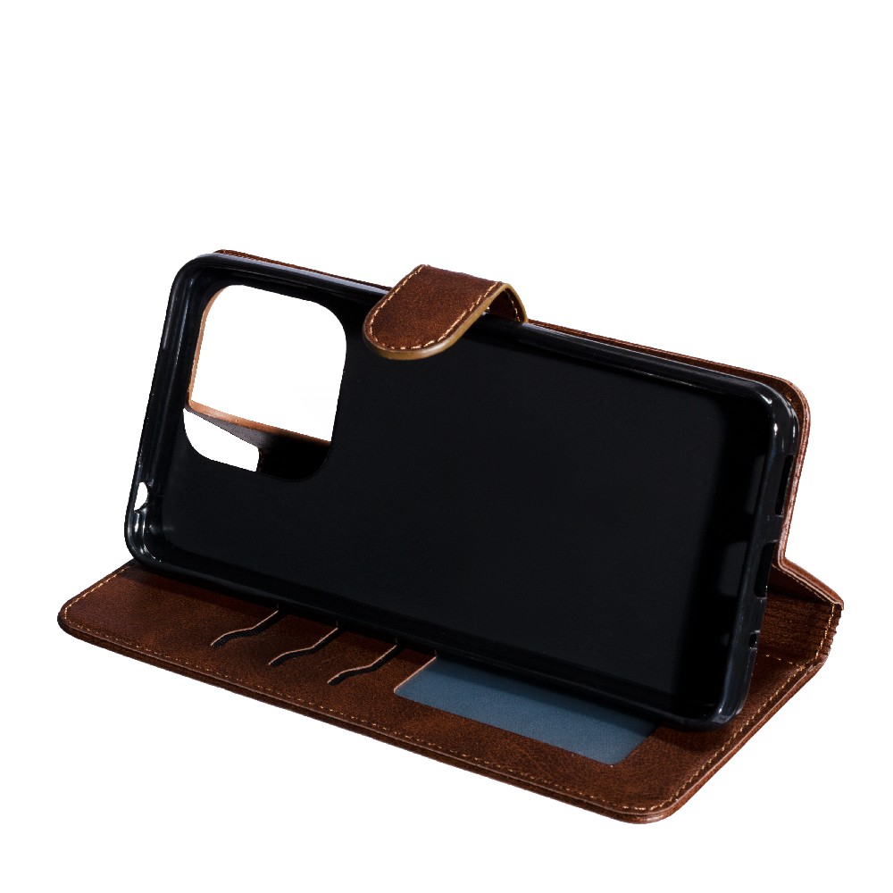 Книжка Business Flip для Xiaomi Redmi 12C/Poco C55 (Dark brown)-2