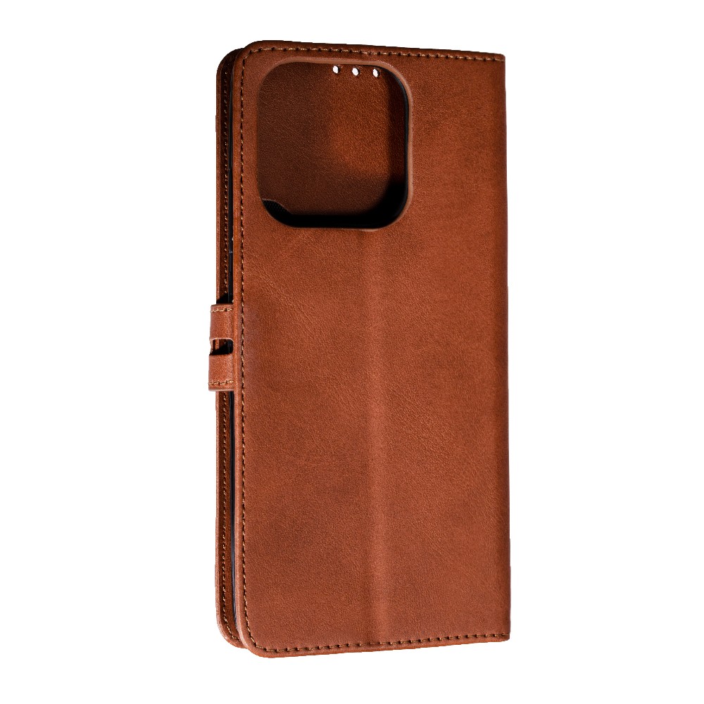 Книжка Business Flip для Xiaomi Redmi 12C/Poco C55 (Brown)-1
