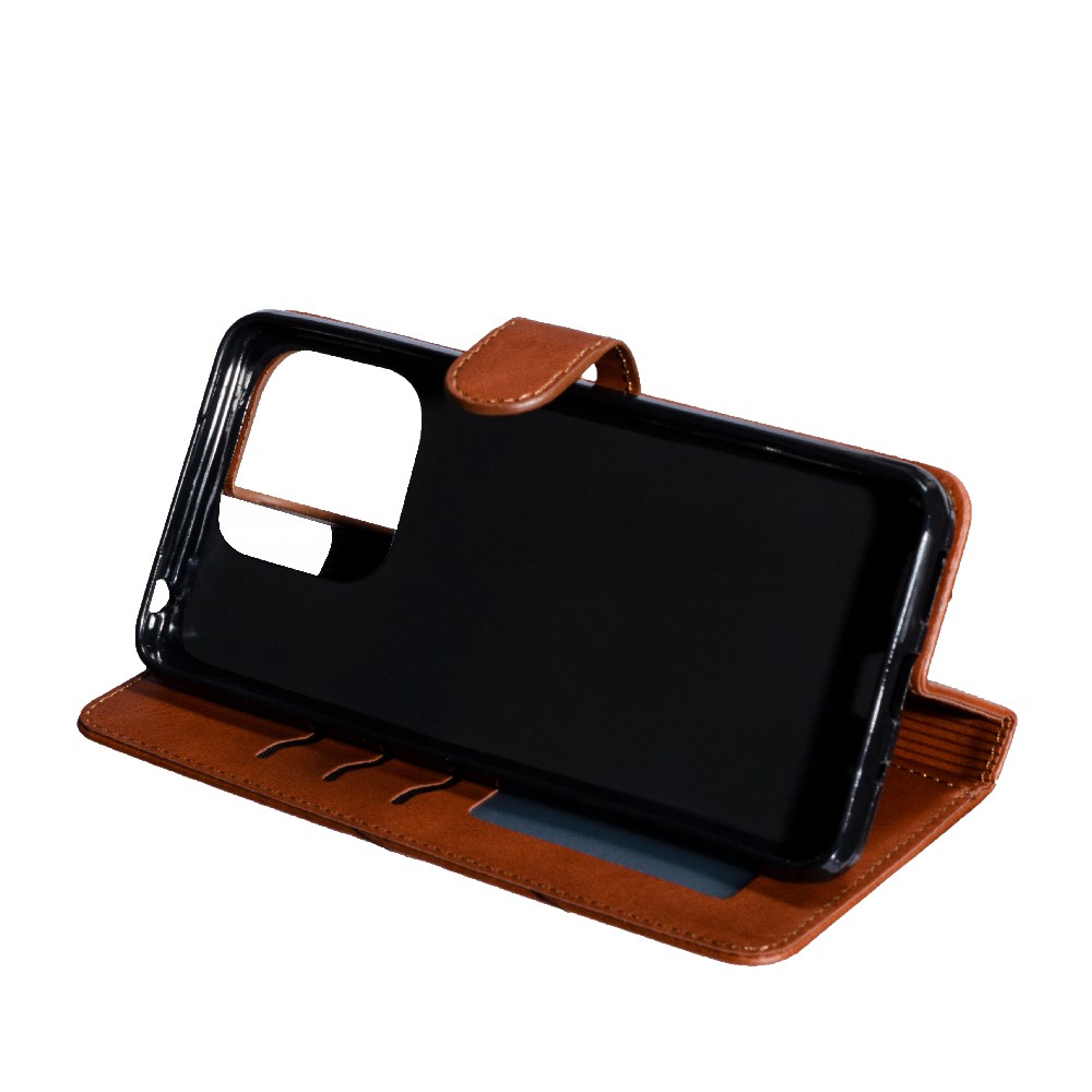 Книжка Business Flip для Xiaomi Redmi 12C/Poco C55 (Brown)-3