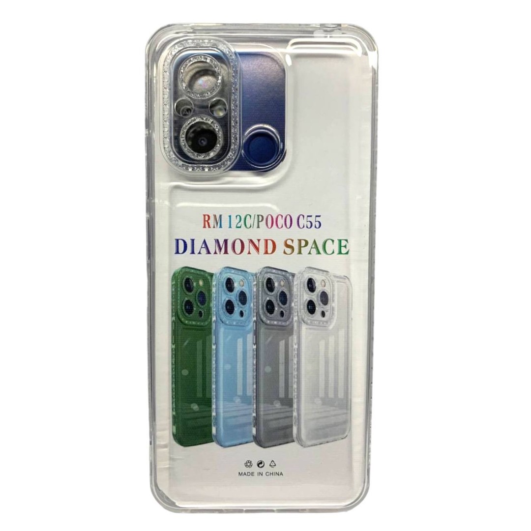Накладка Starfall Clear для Xiaomi Redmi 12C/Poco C55 (Прозора)-0