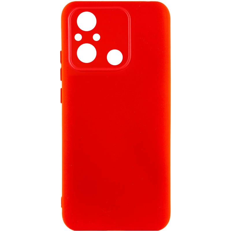 Silicone Case Full Protective No Logo для Xiaomi Redmi 12C/Poco C55 (Red)-0