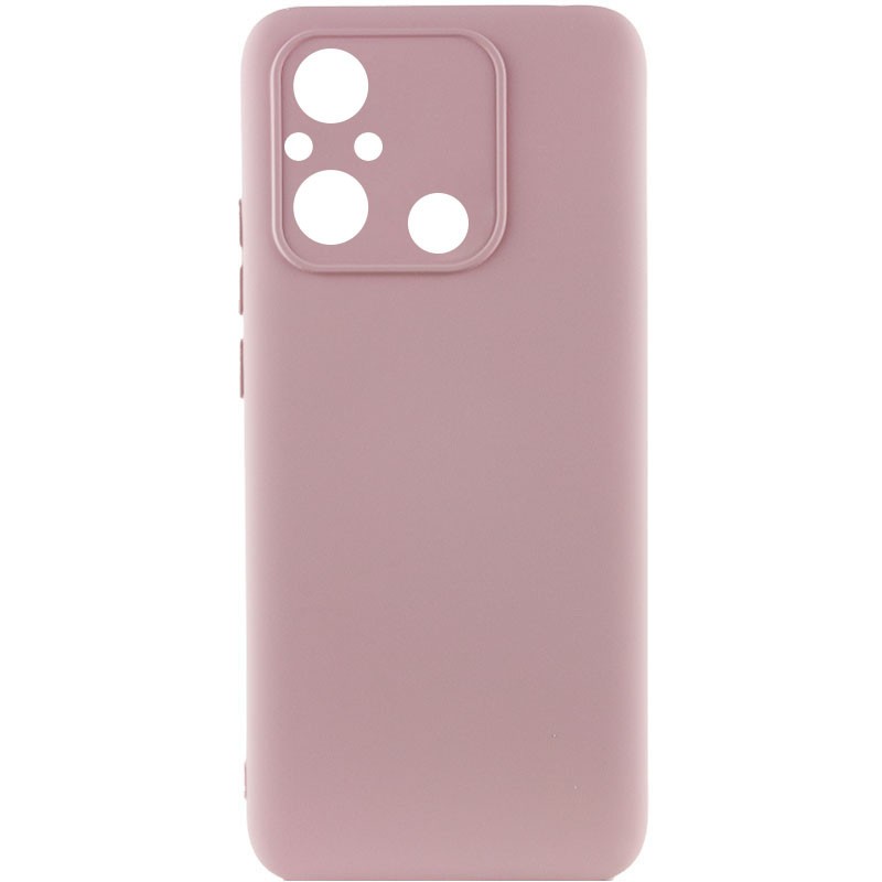 Silicone Case Full Protective No Logo для Xiaomi Redmi 12C/Poco C55 (Pink sand)-0