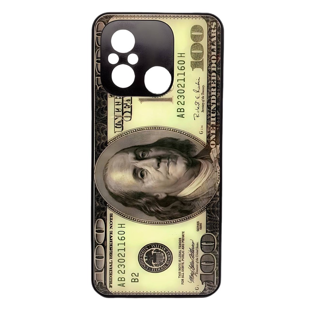 Накладка Marble Clouds для Xiaomi Redmi 12C/Poco C55/Redmi A11 (Money,скло)-0