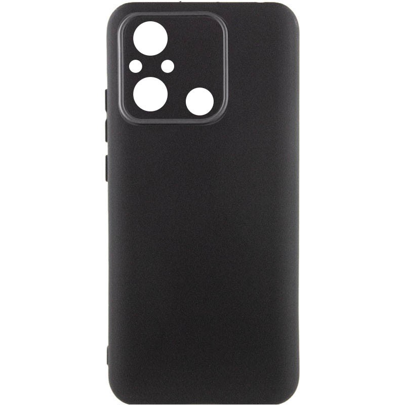 Silicone Case Full Protective No Logo для Xiaomi Redmi 12C/Poco C55 (Black)-0