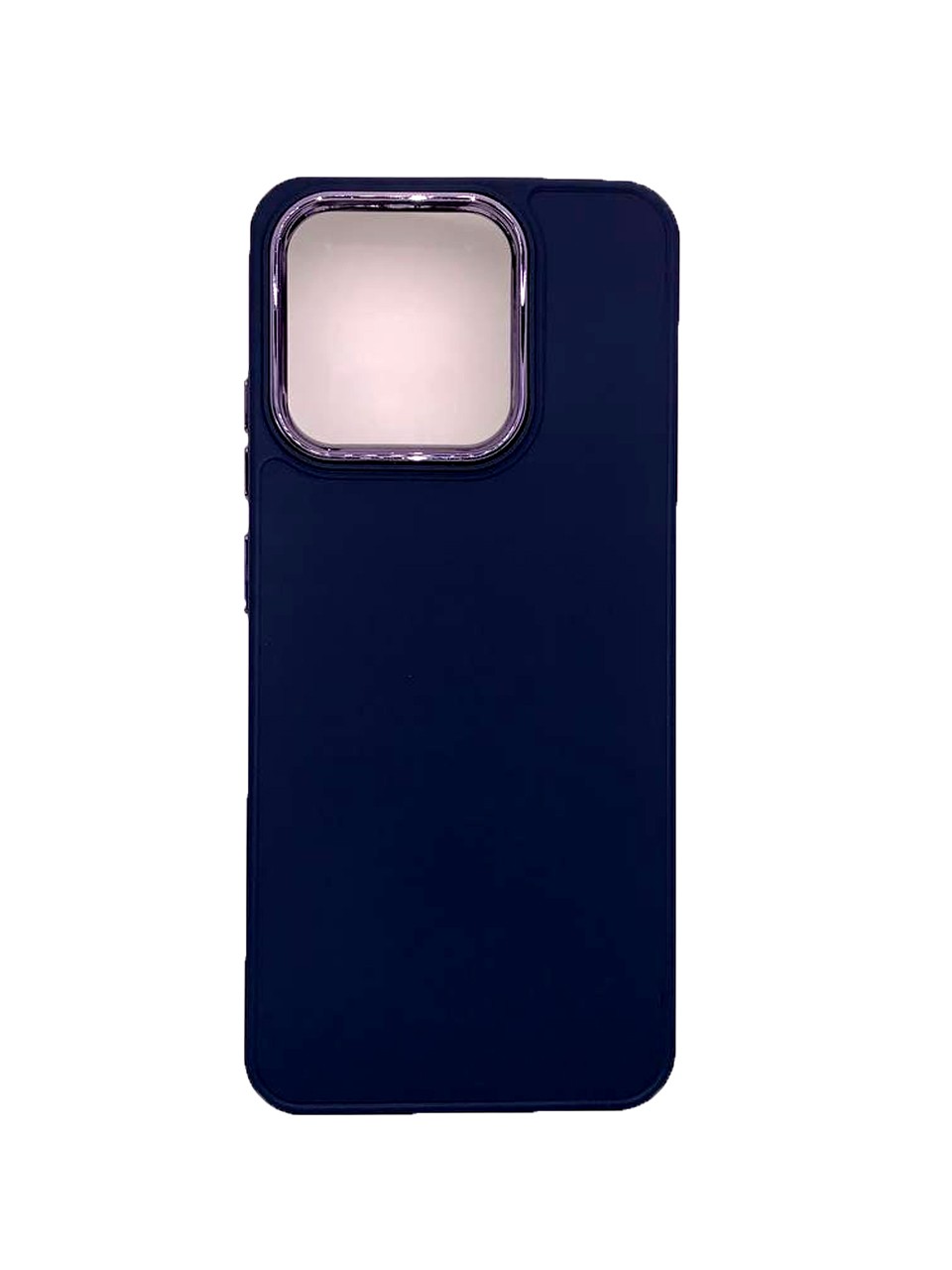 Накладка Matte Colorful Metal Frame для Xiaomi Redmi 12C (Dark blue)-0