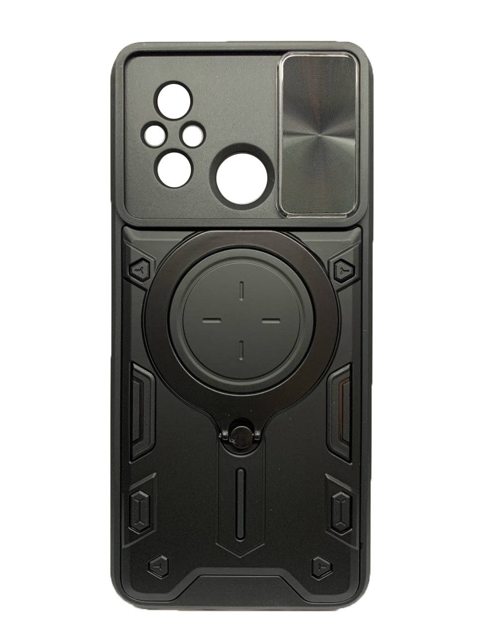 Накладка Protective Stand Case для Xiaomi Redmi 12C (Black)-0