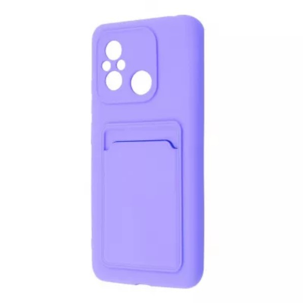 Накладка WAVE Colorful Pocket для Xiaomi Redmi 12C (light purple)-0
