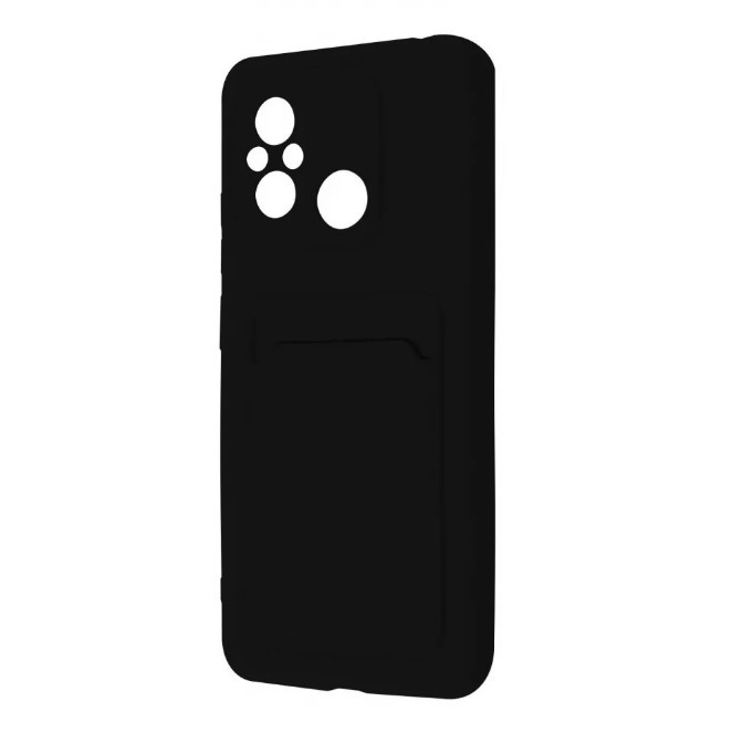 Накладка WAVE Colorful Pocket для Xiaomi Redmi 12C (black)-0