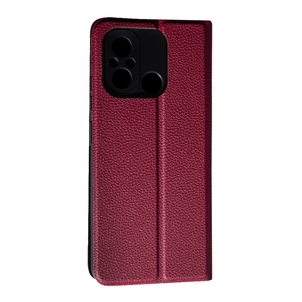 Книжка ELITE Stage для Xiaomi Redmi 12C/Poco C55 (Bordo)-1