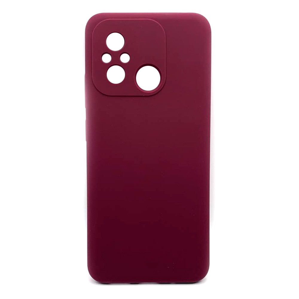 Накладка Fibra для Xiaomi Redmi 12C (Marsala)-0