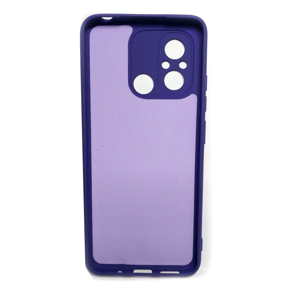 Silicone Case Full Protective No Logo для Xiaomi Redmi 12C/Poco C55 (Purple)-1