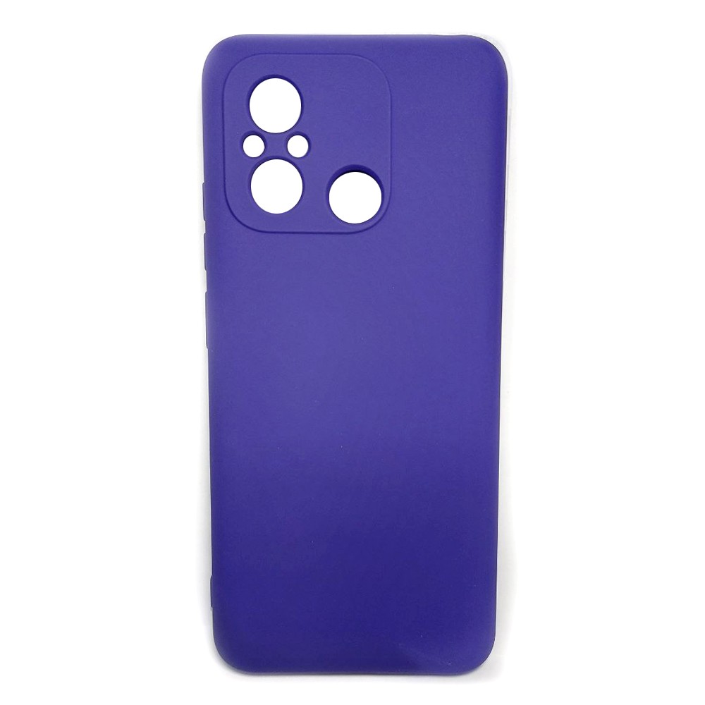Silicone Case Full Protective No Logo для Xiaomi Redmi 12C/Poco C55 (Purple)-0