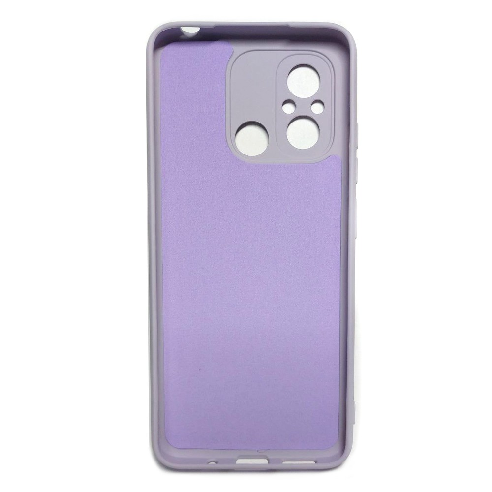 Silicone Case Full Protective No Logo для Xiaomi Redmi 12C/Poco C55 (Light lilac pride)-1