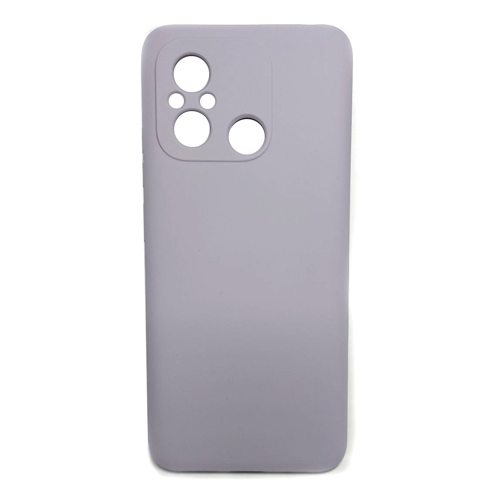 Silicone Case Full Protective No Logo для Xiaomi Redmi 12C/Poco C55 (Light lilac pride)-0