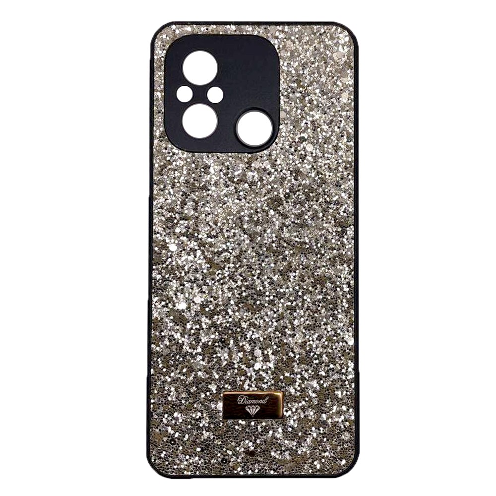 Накладка Bling Grainy Diamond Separate Camera для Xiaomi Redmi 12C (Світло-золота)-0