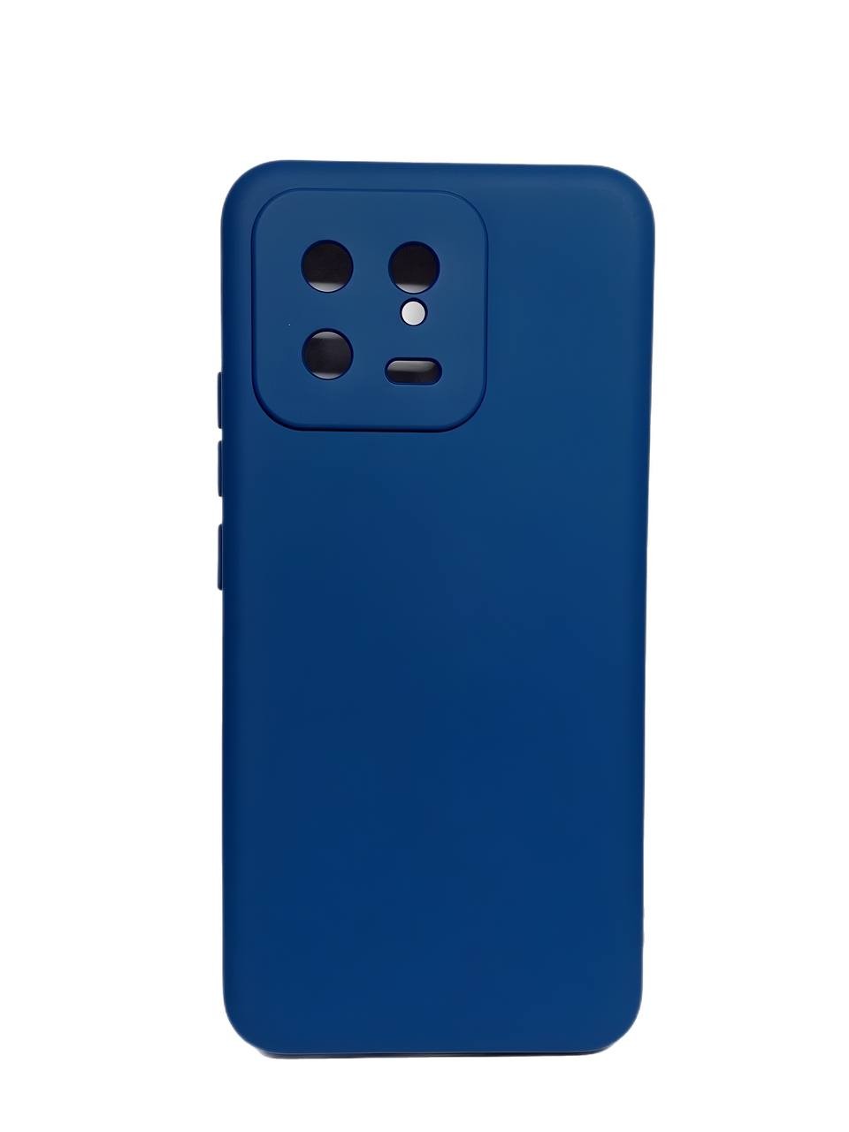Silicone Cover Full Camera without Logo (A) для Xiaomi 13 (Dark blue)-0
