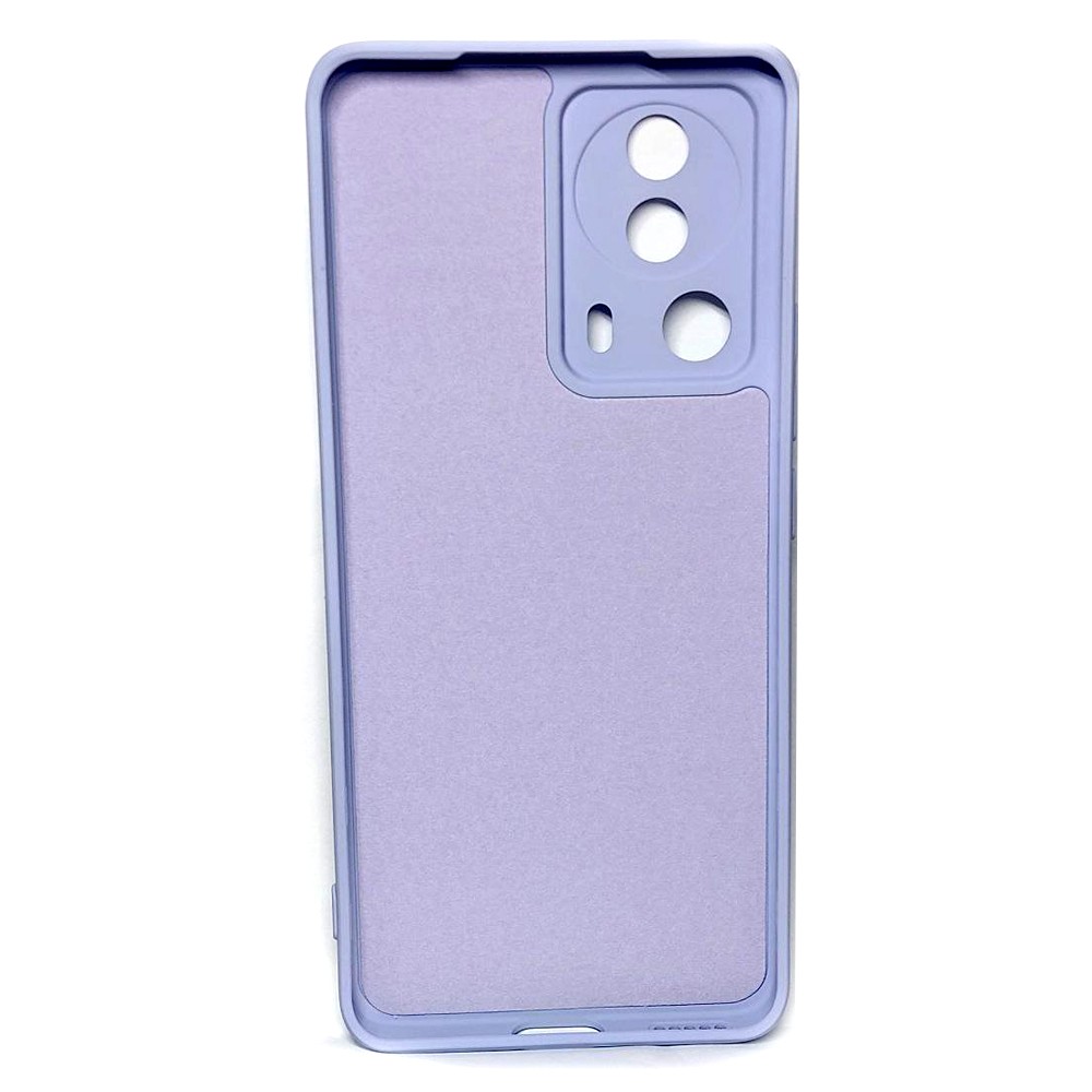 Silicone Case Full Camera Protective для Xiaomi 13 Lite (Light purple)-1