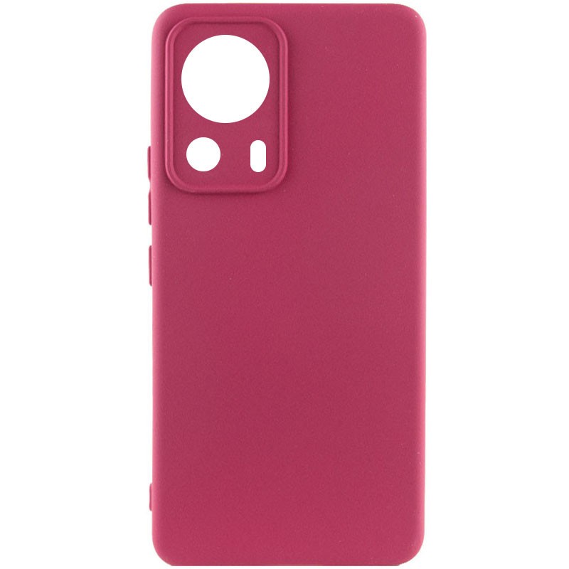 Silicone Case Full Protective для Xiaomi 13 Lite (Marsala)-0